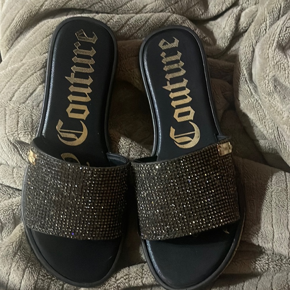 Juicy couture sparkly sandals